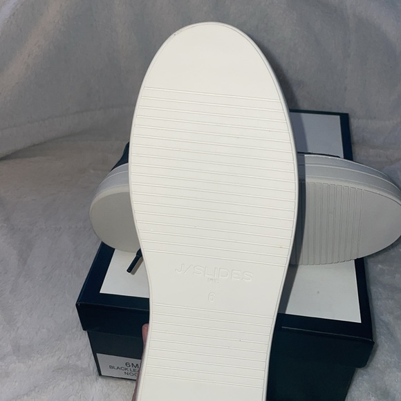 NWT J/SLIDES NOCA Black Leather Sneaker - Picture 15 of 15